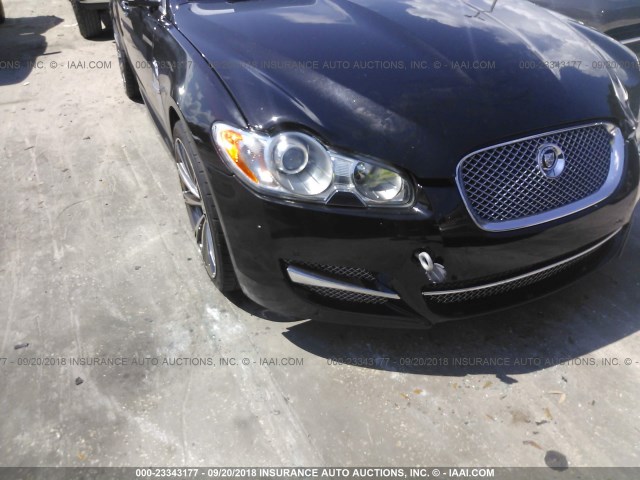 SAJWA0GB9BLR98599 - 2011 JAGUAR XF PREMIUM BLACK photo 6