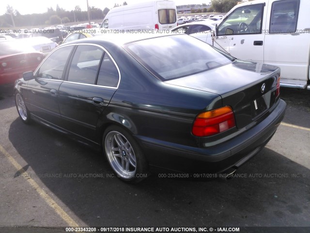 WBADE5326VBV90274 - 1997 BMW 540 I GREEN photo 3