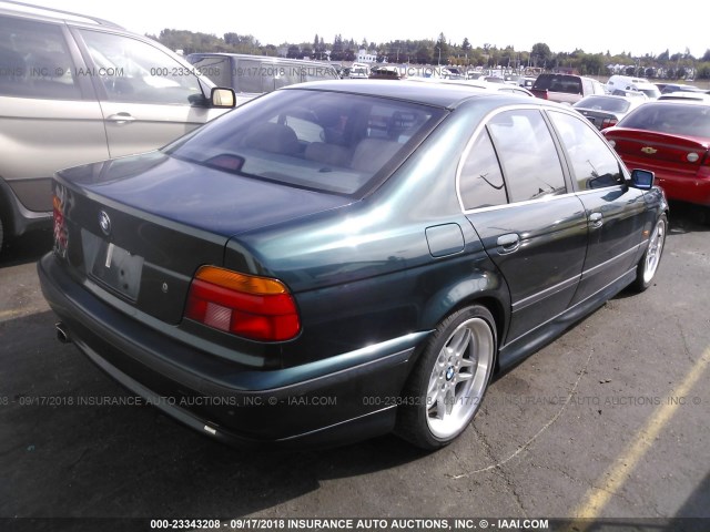WBADE5326VBV90274 - 1997 BMW 540 I GREEN photo 4