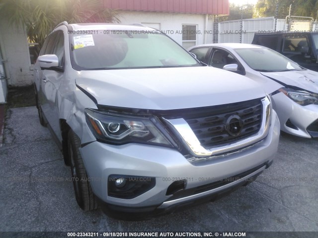 5N1DR2MM0HC605187 - 2017 NISSAN PATHFINDER S/SV/SL/PLATINUM SILVER photo 6