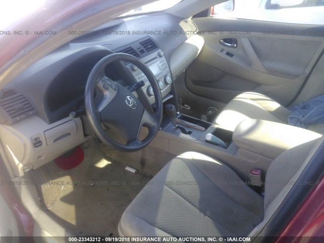 4T1BE46K57U108235 - 2007 TOYOTA CAMRY NEW GENERAT CE/LE/XLE/SE RED photo 5
