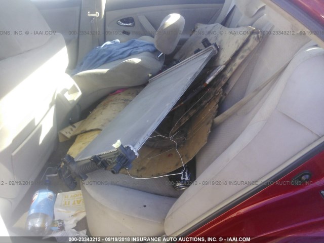 4T1BE46K57U108235 - 2007 TOYOTA CAMRY NEW GENERAT CE/LE/XLE/SE RED photo 8