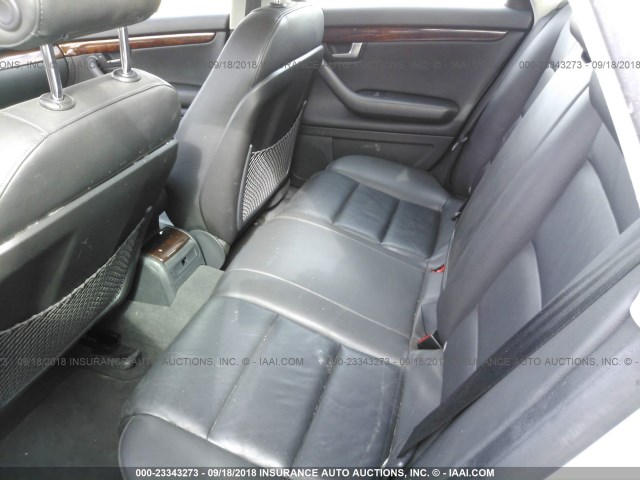 WAUDF78EX7A099078 - 2007 AUDI A4 2.0T QUATTRO SILVER photo 8