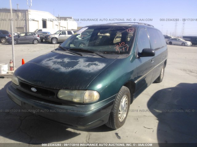 2FMDA5147SBA29604 - 1995 FORD WINDSTAR WAGON GREEN photo 2