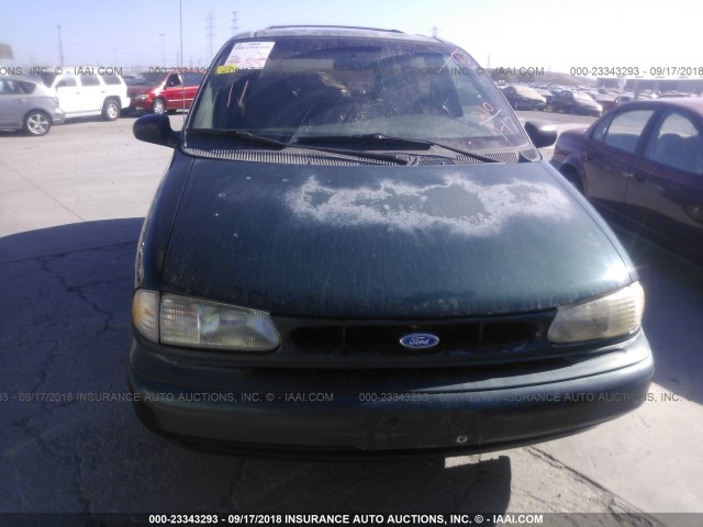 2FMDA5147SBA29604 - 1995 FORD WINDSTAR WAGON GREEN photo 6