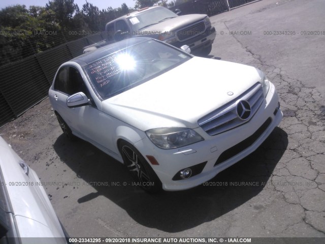 WDDGF56X58R031367 - 2008 MERCEDES-BENZ C 350 WHITE photo 1