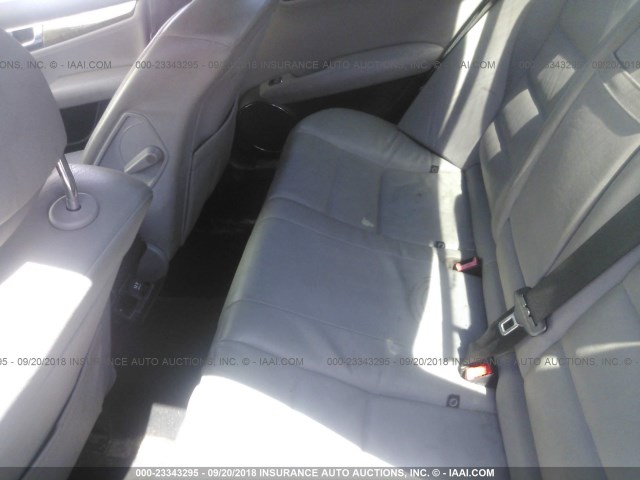 WDDGF56X58R031367 - 2008 MERCEDES-BENZ C 350 WHITE photo 8