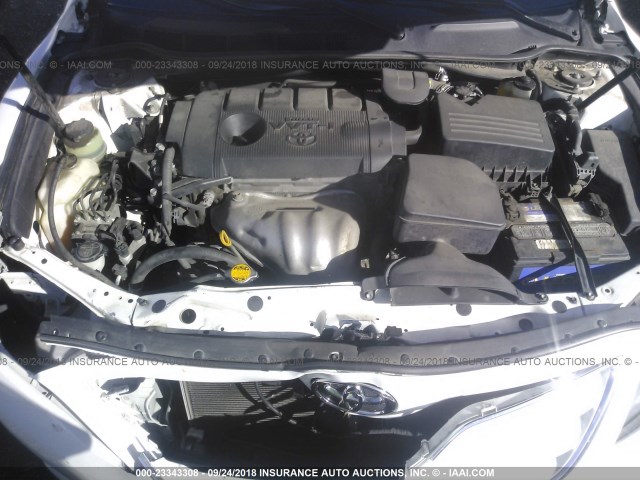 4T1BF3EK2AU565066 - 2010 TOYOTA CAMRY SE/LE/XLE თეთრი ფოტო 10