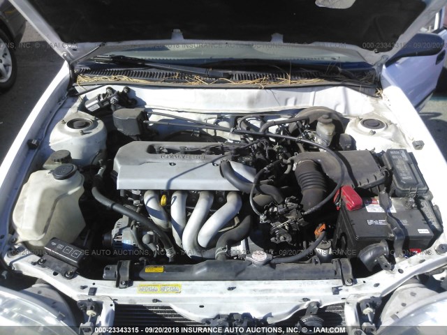 1NXBR12E9XZ233905 - 1999 TOYOTA COROLLA VE/CE/LE 白色 照片 10