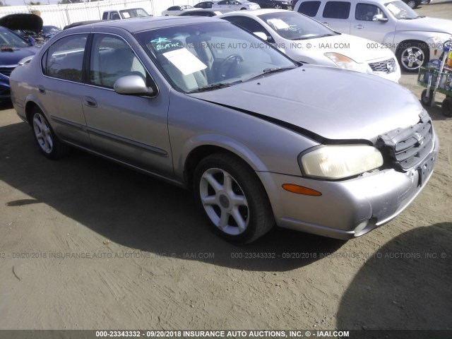 JN1CA31D4YT540137 - 2000 NISSAN MAXIMA GLE/GXE/SE GRAY photo 1