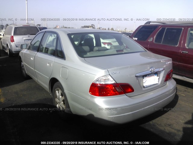 4T1BF28BX4U352229 - 2004 TOYOTA AVALON XL/XLS SILVER photo 3