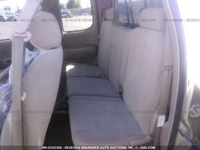 5TBBT44134S446942 - 2004 TOYOTA TUNDRA ACCESS CAB SR5 GOLD photo 8