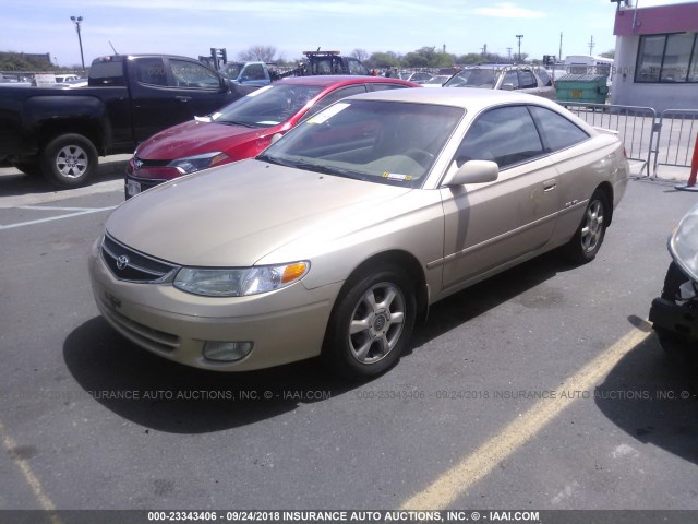 2T1CF22P9YC397615 - 2000 TOYOTA CAMRY SOLARA SE/SLE Qızıl foto 2