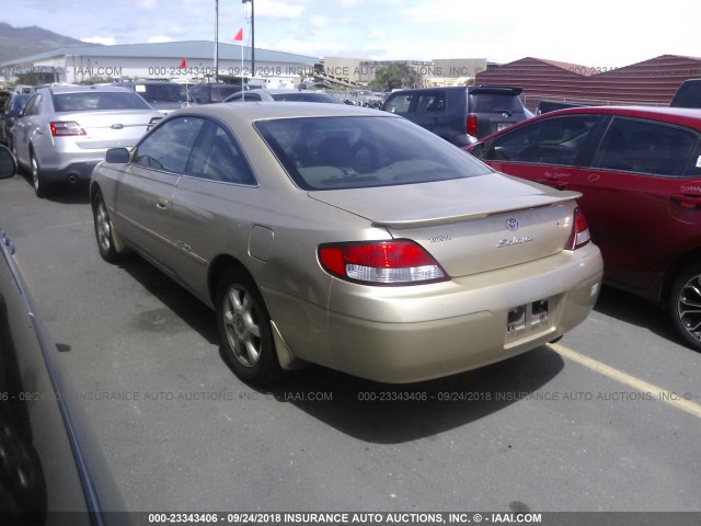 2T1CF22P9YC397615 - 2000 TOYOTA CAMRY SOLARA SE/SLE Qızıl foto 3