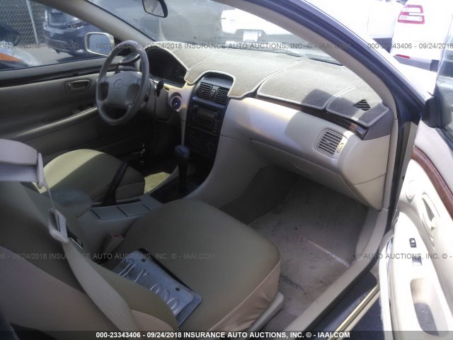 2T1CF22P9YC397615 - 2000 TOYOTA CAMRY SOLARA SE/SLE Qızıl foto 5