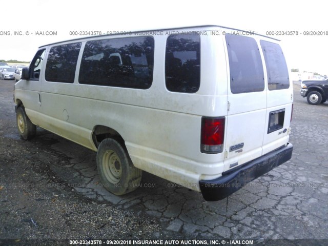 1FTSS3EL6EDA75325 - 2014 FORD ECONOLINE E350 SUPER DUTY VAN WHITE photo 3