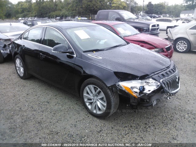 2G4GM5EX8H9114878 - 2017 BUICK REGAL BLACK photo 1