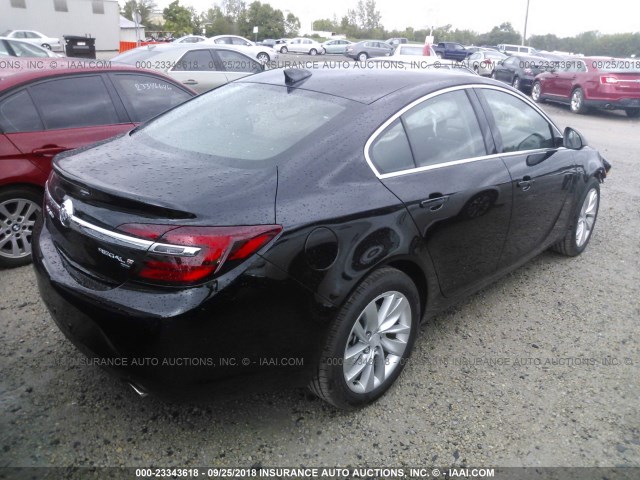 2G4GM5EX8H9114878 - 2017 BUICK REGAL BLACK photo 4