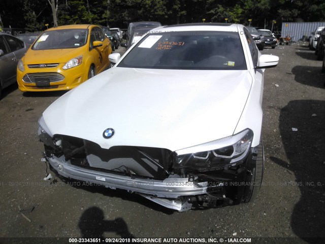 WBAJE7C50JWD52497 - 2018 BMW 540 XI WHITE photo 6