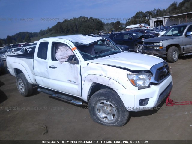 5TFUX4EN2DX019865 - 2013 TOYOTA TACOMA ACCESS CAB თეთრი ფოტო 1