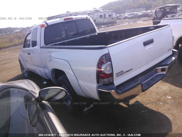 5TFUX4EN2DX019865 - 2013 TOYOTA TACOMA ACCESS CAB თეთრი ფოტო 3
