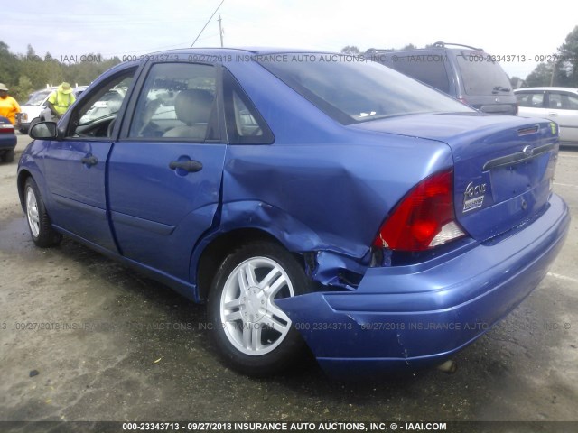 1FAFP34353W328484 - 2003 FORD FOCUS SE COMFORT/SE SPORT BLUE photo 3