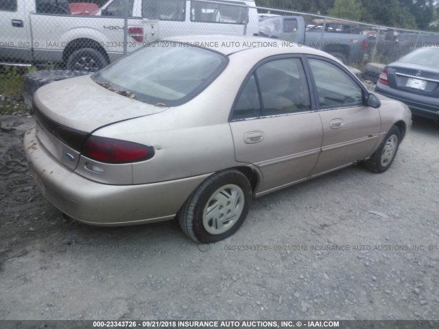 1FALP13PXVW419958 - 1997 FORD ESCORT LX/SPORT TAN photo 4