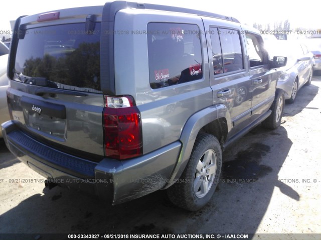 1J8HG48K57C596008 - 2007 JEEP COMMANDER Boz foto 4
