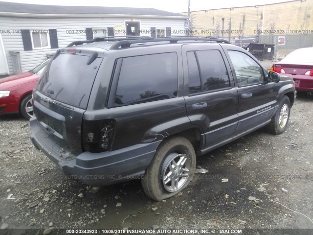 1J4GW48S24C379656 - 2004 JEEP GRAND CHEROKEE LAREDO/COLUMBIA/FREEDOM 灰色 照片 4