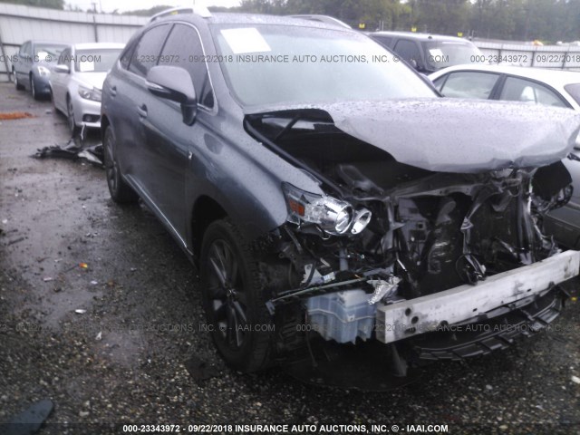 2T2BK1BA7DC173214 - 2013 LEXUS RX 350/BASE/F SPORT SILVER photo 1