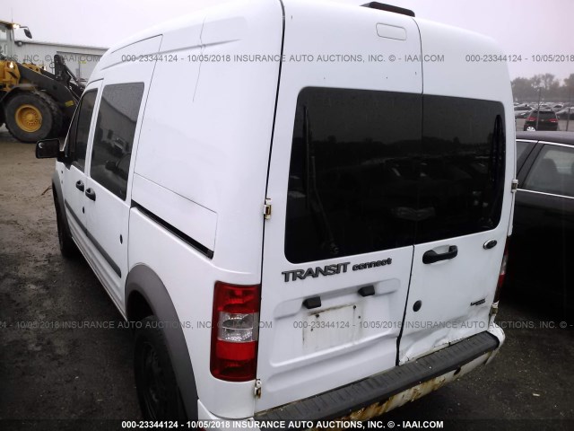 NM0LS6BN5AT024570 - 2010 FORD TRANSIT CONNECT XLT WHITE photo 3