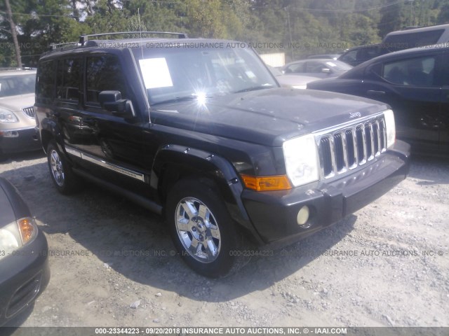 1J8HG58226C364020 - 2006 JEEP COMMANDER LIMITED BLACK photo 1