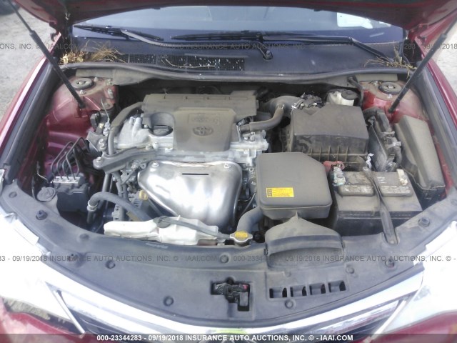 4T1BF1FK2EU832358 - 2014 TOYOTA CAMRY L/SE/LE/XLE Qırmızı foto 10