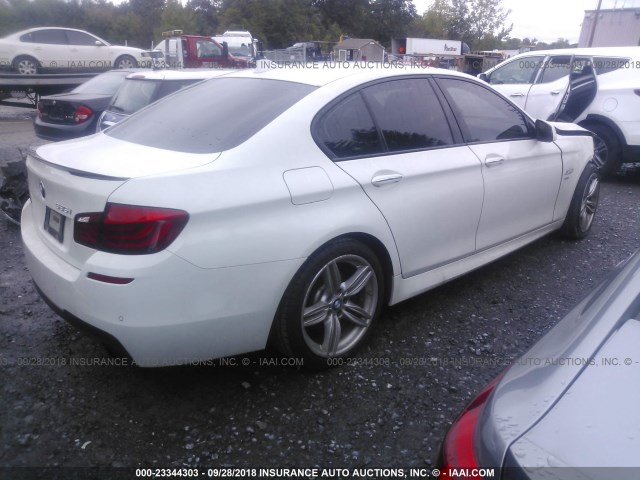 WBAFU7C59BC879009 - 2011 BMW 535 XI WHITE photo 4