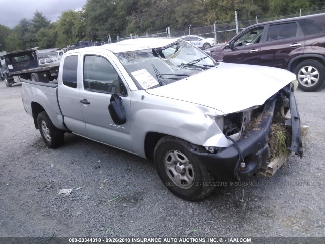 5TETX22N68Z498228 - 2008 TOYOTA TACOMA ACCESS CAB SILVER photo 1