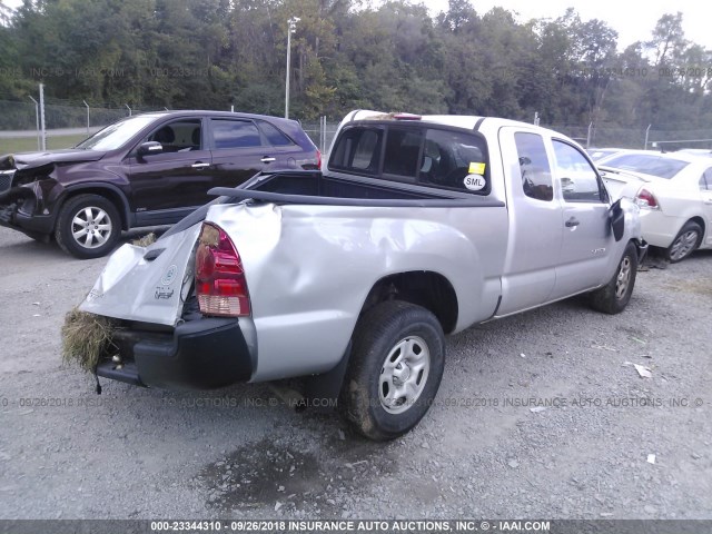5TETX22N68Z498228 - 2008 TOYOTA TACOMA ACCESS CAB Күміс фото 4