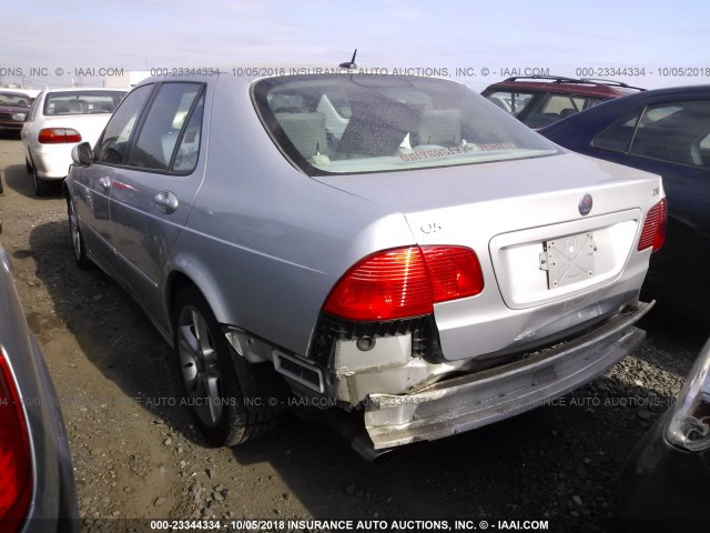 YS3ED49G373507638 - 2007 SAAB 9-5 2.3T SILVER photo 3