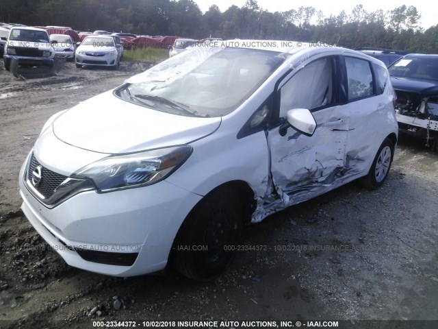 3N1CE2CPXHL365757 - 2017 NISSAN VERSA NOTE S/S PLUS/SV/SL/SR WHITE photo 2