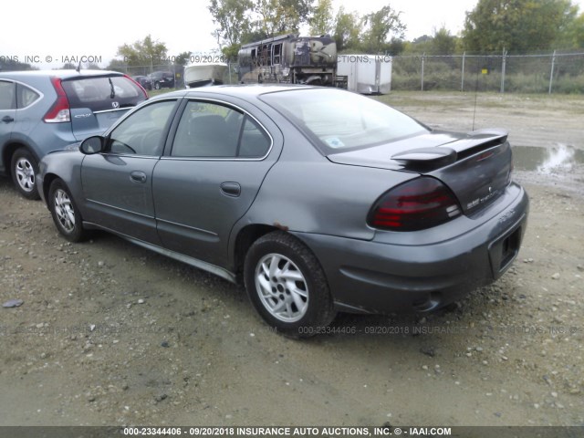 1G2NF52E64M593571 - 2004 PONTIAC GRAND AM SE1 GRAY photo 3