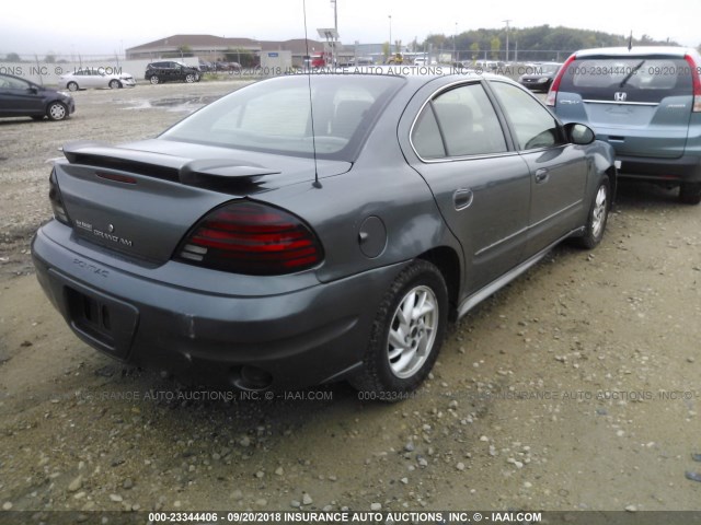 1G2NF52E64M593571 - 2004 PONTIAC GRAND AM SE1 GRAY photo 4