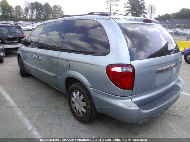 2A4GP54L26R818429 - 2006 CHRYSLER TOWN & COUNTRY TOURING Light Blue photo 3