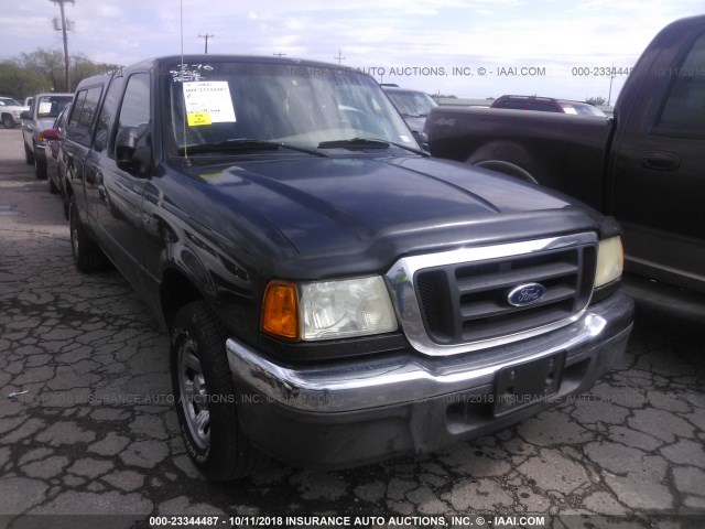 1FTYR44U04PA17066 - 2004 FORD RANGER SUPER CAB GREEN photo 1