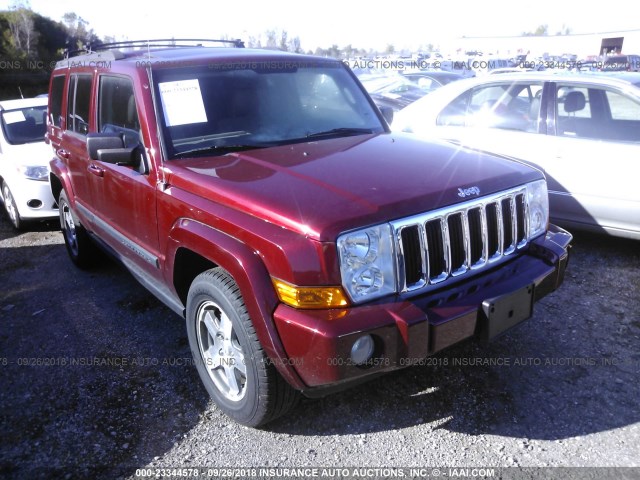1J8HG48K79C504612 - 2009 JEEP COMMANDER SPORT ბურგუნდია ფოტო 1