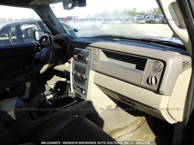 1J8HG48K79C504612 - 2009 JEEP COMMANDER SPORT ბურგუნდია ფოტო 5