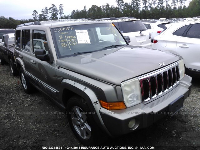 1J8HG58N66C317941 - 2006 JEEP COMMANDER LIMITED Pewter photo 1