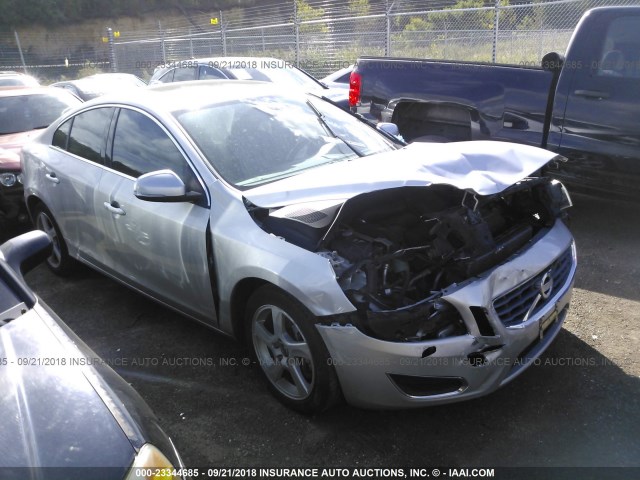 YV1622FS8C2049605 - 2012 VOLVO S60 T5 SILVER photo 1