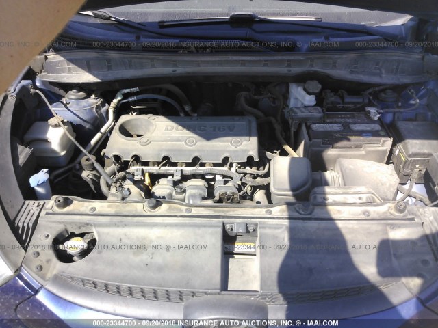 KM8JU3AC7BU255965 - 2011 HYUNDAI TUCSON GLS/LIMITED 蓝色 照片 10