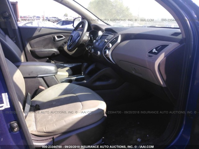 KM8JU3AC7BU255965 - 2011 HYUNDAI TUCSON GLS/LIMITED 蓝色 照片 5