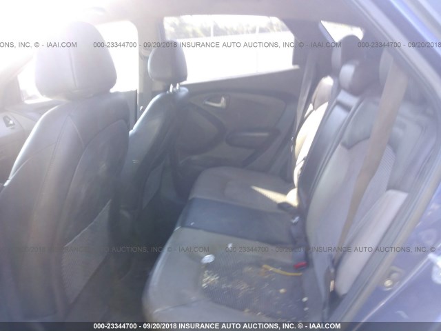 KM8JU3AC7BU255965 - 2011 HYUNDAI TUCSON GLS/LIMITED 蓝色 照片 8