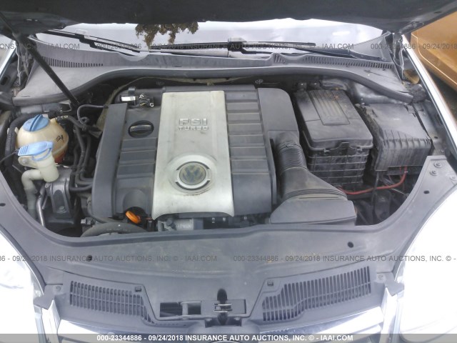 3VWRJ71K58M187903 - 2008 VOLKSWAGEN JETTA WOLFSBURG 灰色 照片 10